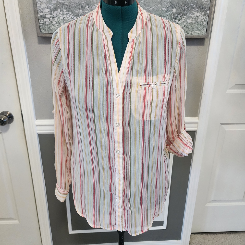 Kut from the Kloth Multicolor Striped Blouse